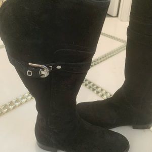 Black Suede Boots